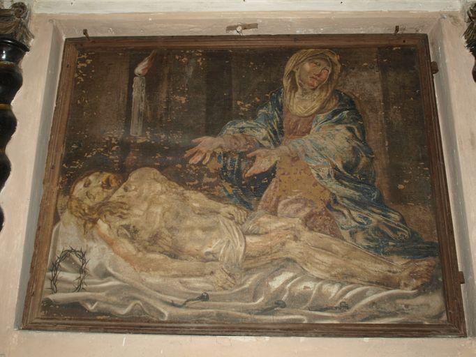 Tableau d'autel : Vierge de pitié dite Pietà
