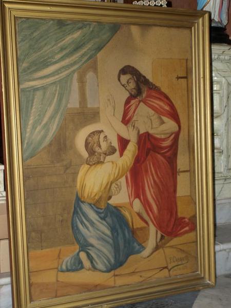 Tableau : Incrédulité de saint Thomas