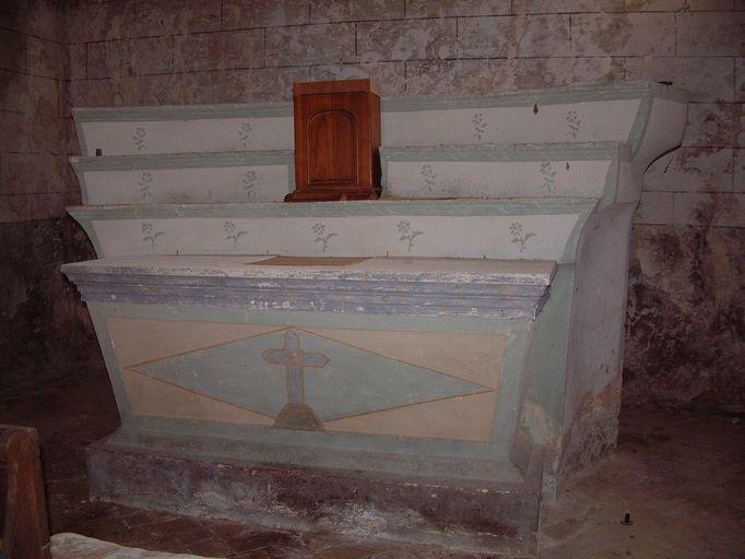 Ensemble du maître-autel de la Sainte Croix