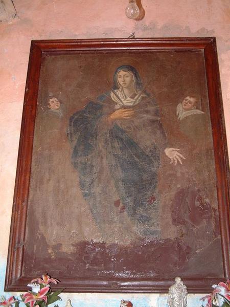 Tableau d'autel : Vierge des sept douleurs
