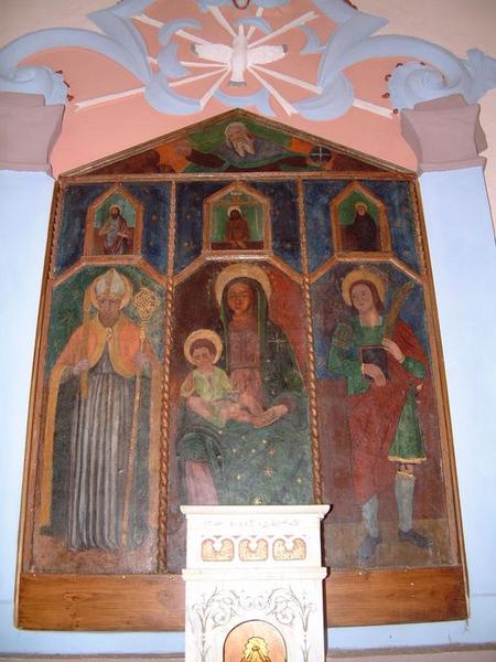 Tableau d'autel : Vierge à l'Enfant entre saint Erasme et saint Césaire (La)