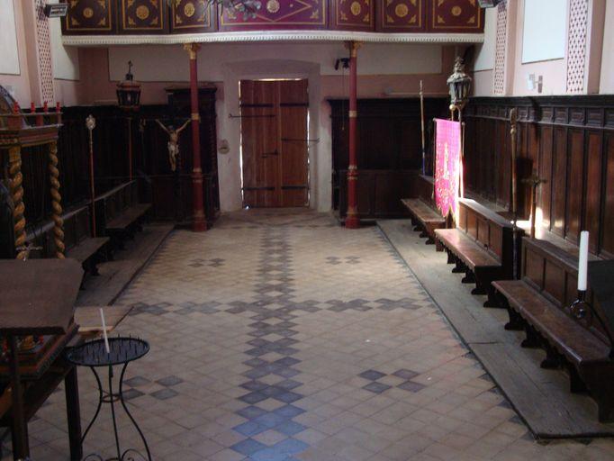 Ensemble de 96 sièges de confrérie