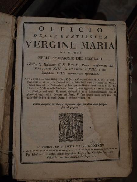 Livre (No 5) : Officio della Beatissima Vergine Maria