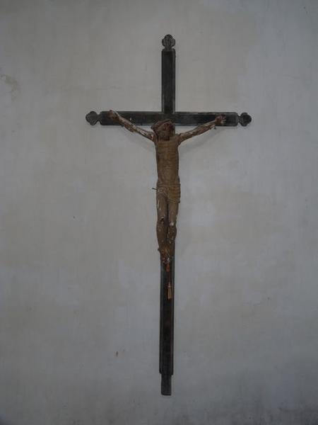 Croix de procession : Christ en croix