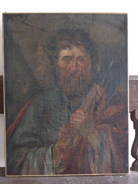 Vue d'ensemble du tableau représentant saint Matthias.