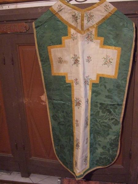 Voile de calice, chasuble (ornement vert)