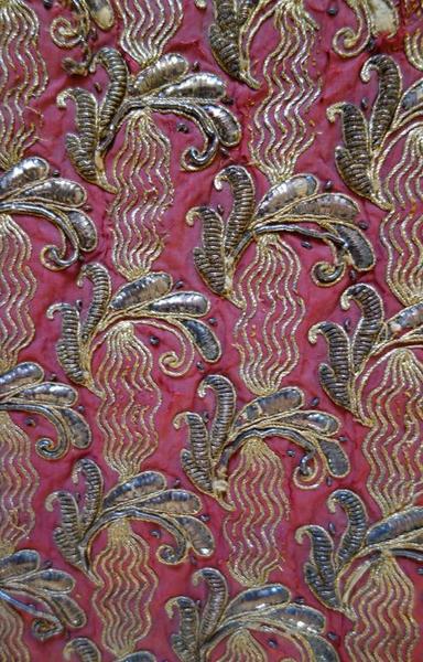 Détail du tissu.