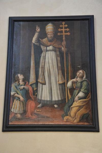 Tableau : Saint Marcel entre deux martyrs