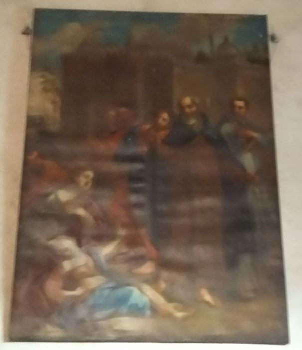 tableau : Saint Antoine guérissant une possédée