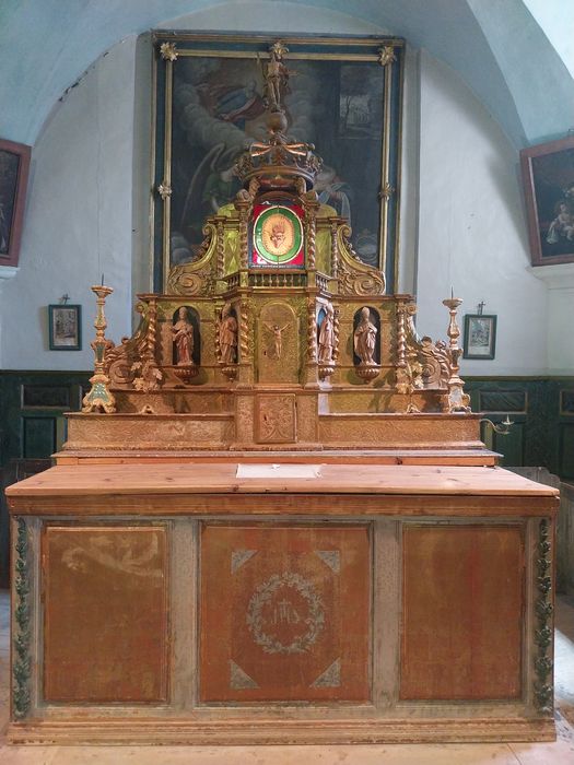 maître-autel, retable, tabernacle