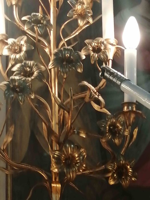 lampe de sanctuaire, détail