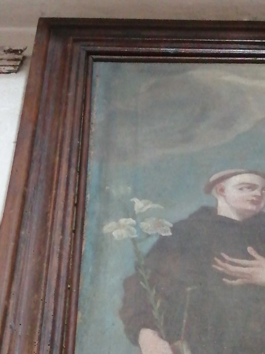 tableau : Saint Antoine entre saint Antoine de Padoue et saint Pancrace, détail du cadre