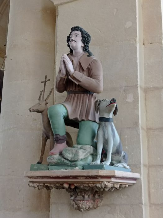 statue : Saint Hubert