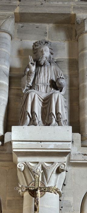 statue : Dieu le Père bénissant