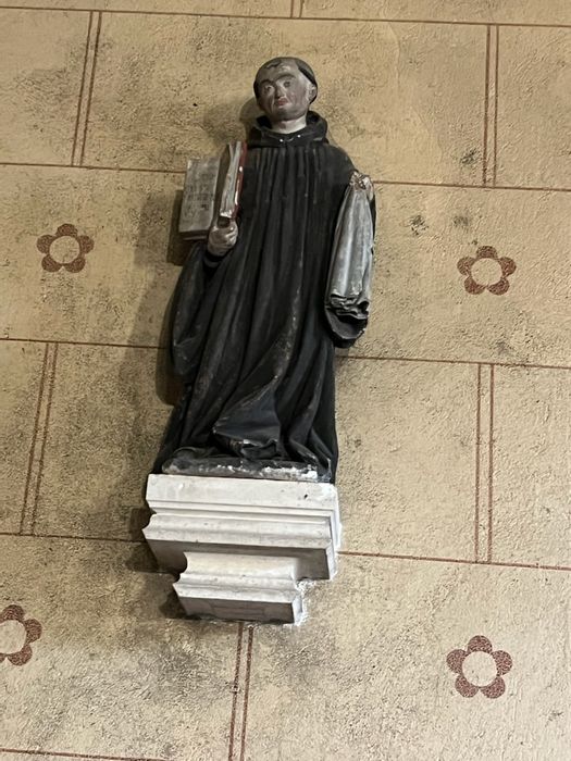 statue : Saint abbé (saint Étienne de Muret ?) - © Ministère de la Culture (France), Collectif Objets – Tous droits réservés