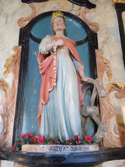 statue : Sainte Catherine d'Alexandrie