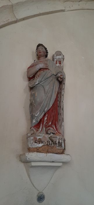 statue : Sainte Barbe