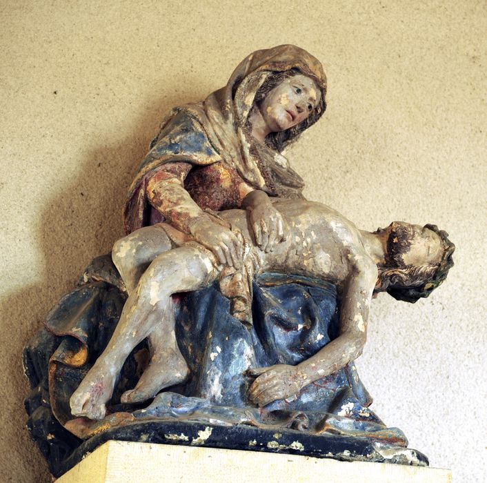 groupe sculpté : Vierge de Pitié