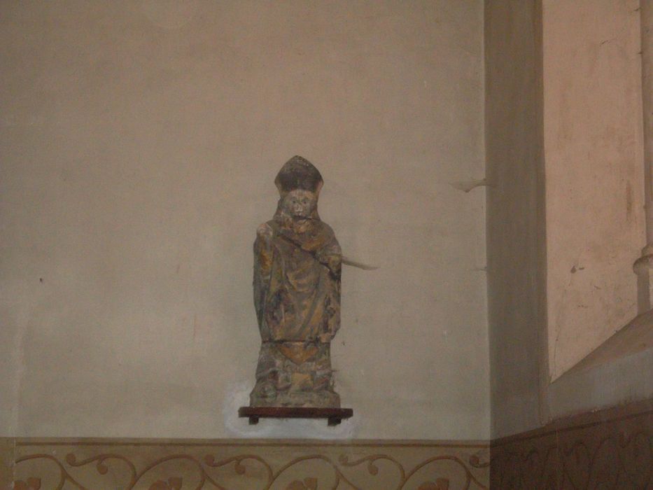 statue : Saint évêque bénissant