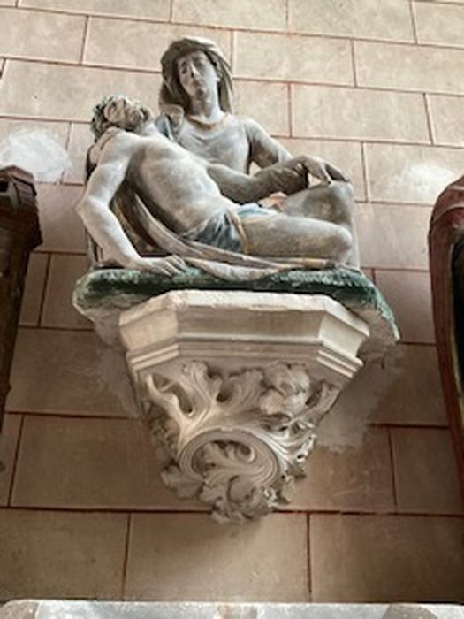 groupe sculpté : Vierge de Pitié
