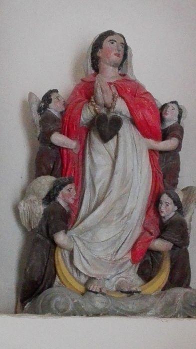 groupe sculpté : Assomption de la Vierge