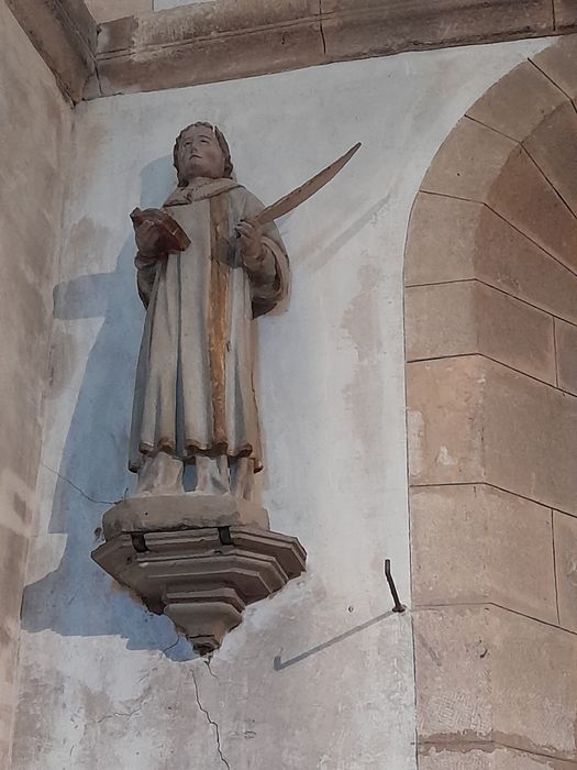 statue : saint Symphorien ou un saint diacre