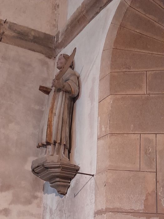 statue : saint Symphorien ou un saint diacre