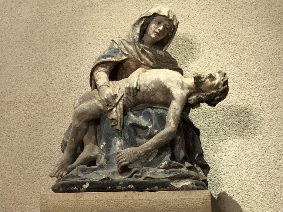 groupe sculpté : Vierge de Pitié