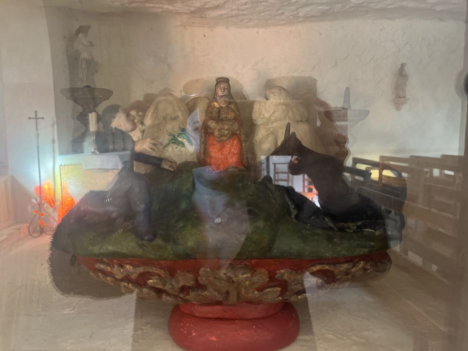bâton de procession de la Vierge à l'Enfant