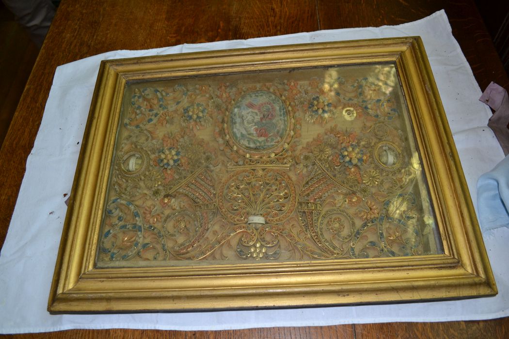 cadre reliquaire de sainte Cécile - © Ministère de la Culture (France), Collectif Objets – Tous droits réservés