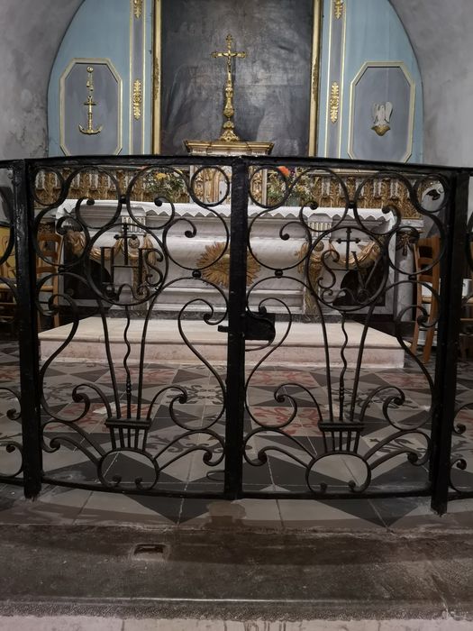 clôture de chapelle (ancienne grille de communion) - © Ministère de la Culture (France), Collectif Objets – Tous droits réservés