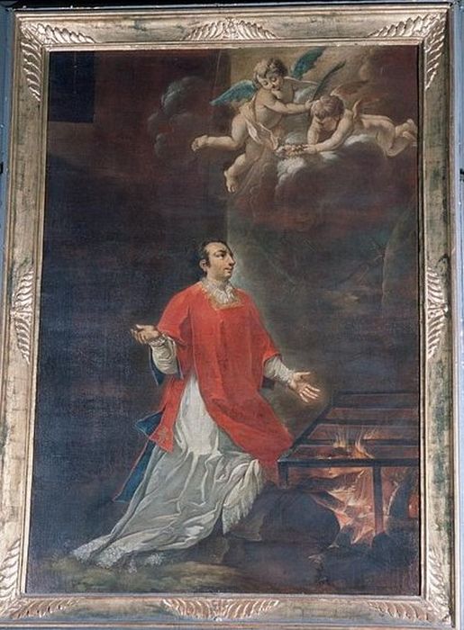 tableau : Saint Vincent patron de l'église de Nyons