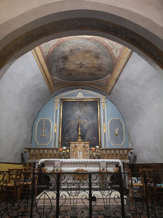 retable, tableau : anges adorateurs du Sacré-Coeur (les) - © Ministère de la Culture (France), Collectif Objets – Tous droits réservés