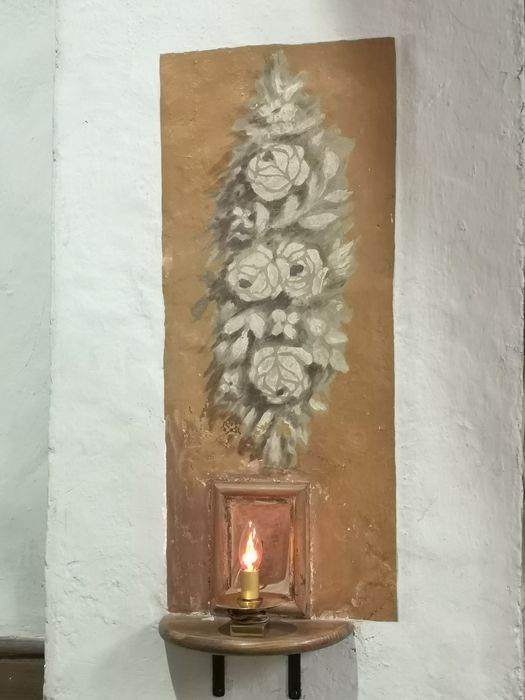peinture monumentale du plafond de la troisième chapelle à gauche : Saint-Esprit, détail