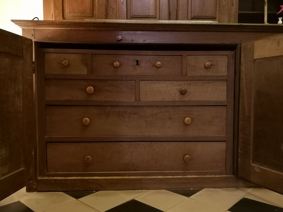 meuble de sacristie, détail
