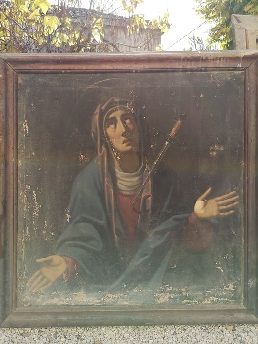tableau : Vierge des douleurs - © Ministère de la Culture (France), Collectif Objets – Tous droits réservés