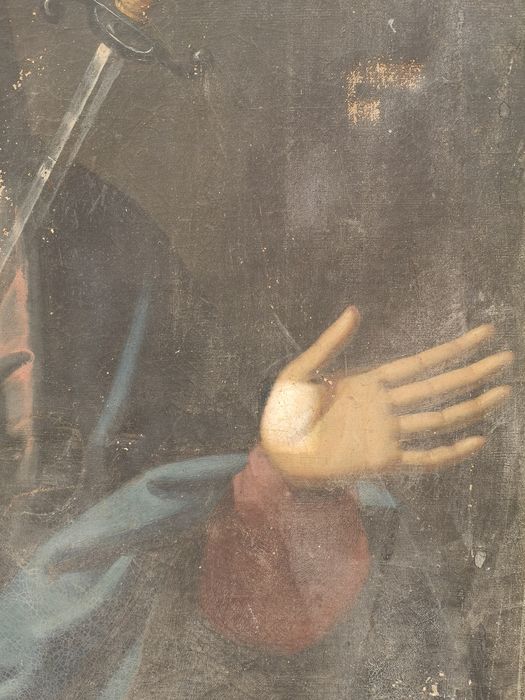 tableau : Vierge des douleurs, détail - © Ministère de la Culture (France), Collectif Objets – Tous droits réservés