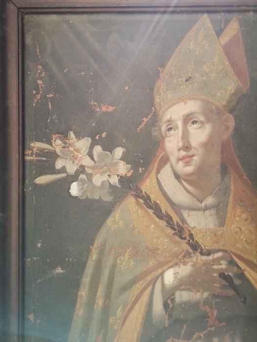 tableau : Saint Louis d'Anjou, évêque de Toulouse, vue partielle - © Ministère de la Culture (France), Collectif Objets – Tous droits réservés