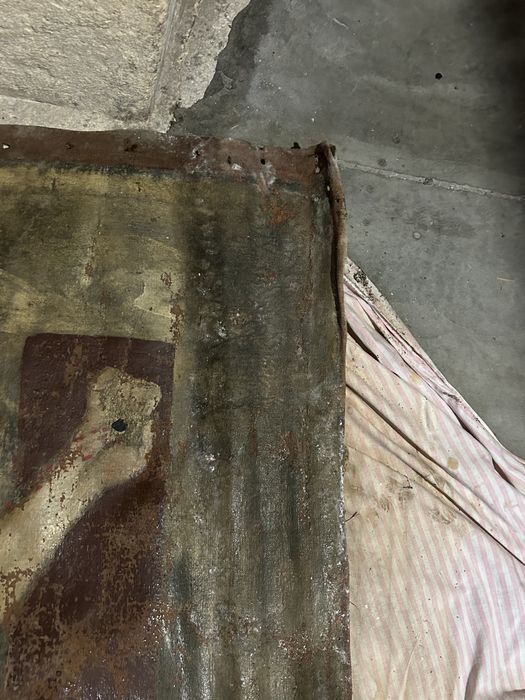 tableau : Christ en croix, détail