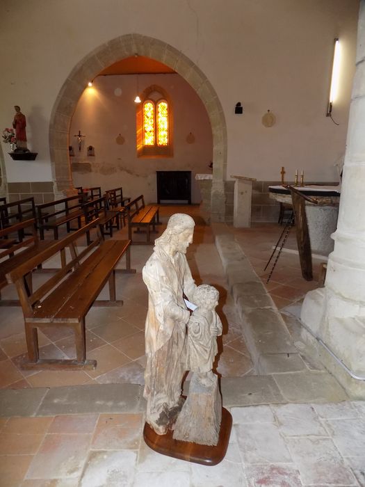 groupe sculpté : Saint Joseph et l'Enfant Jésus