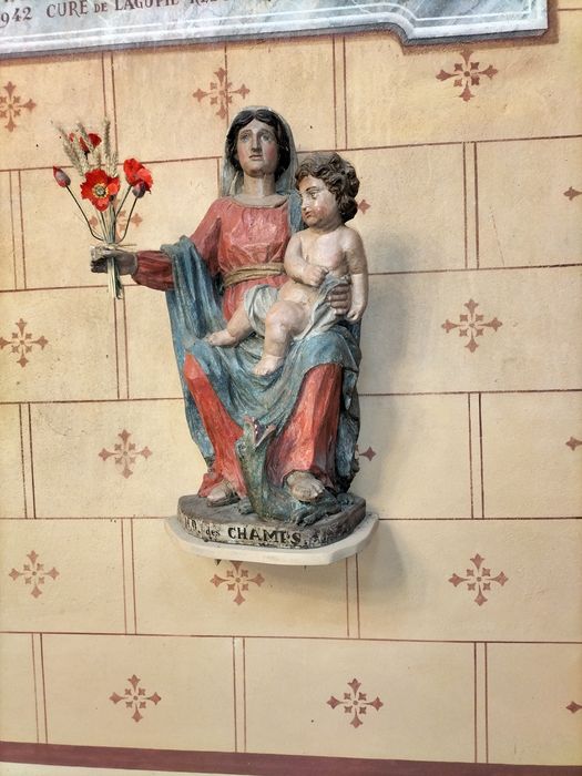 statue : Vierge à l'Enfant dite Notre-Dame des Champs