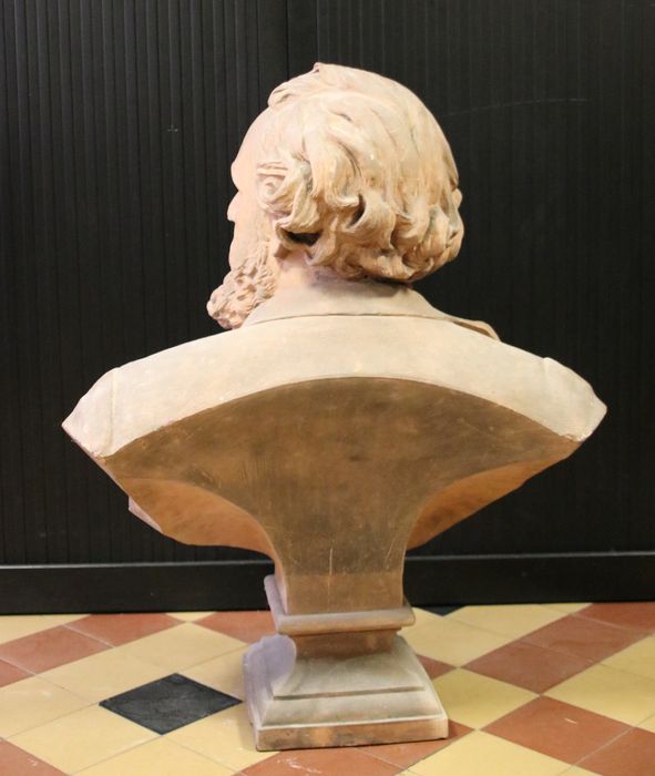 buste : portrait en buste de Gambetta (revers)
