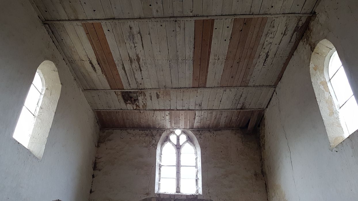 voûte lambrissée du choeur