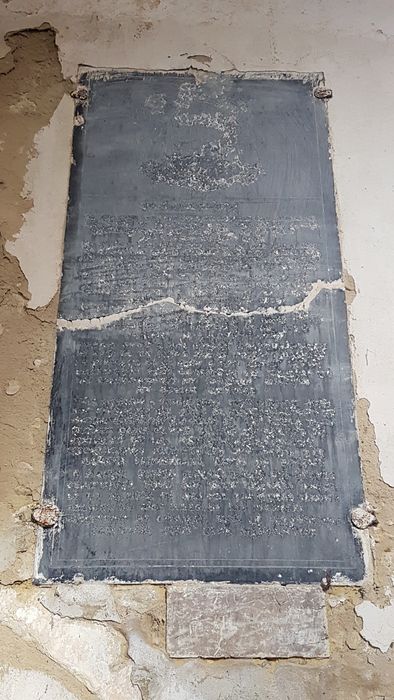 plaque funéraire