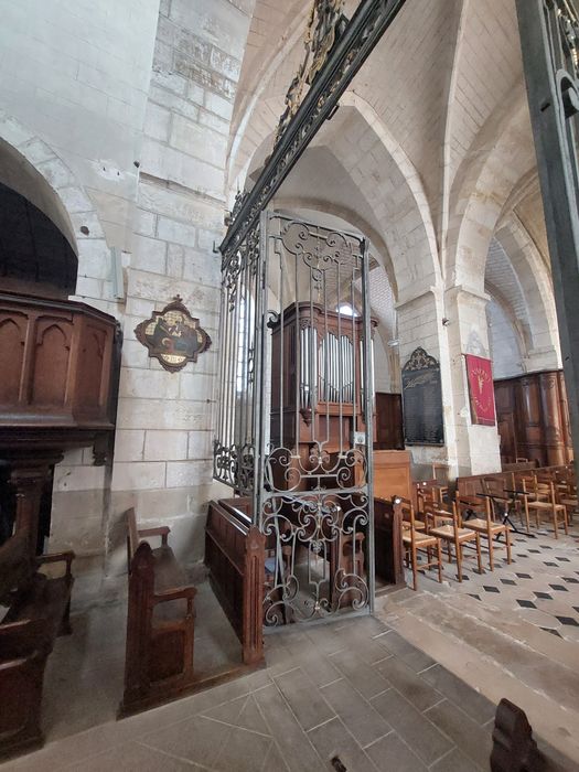 clôture de choeur (grille), vue partielle
