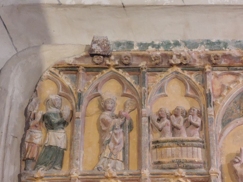 retable : Histoire de saint Nicolas (L'), détail