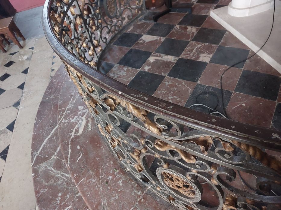 clôture de choeur (table de communion), détail