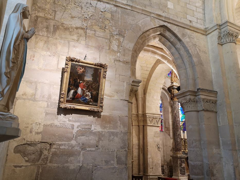 tableau : Saint Charles Borromée visitant les pestiférés