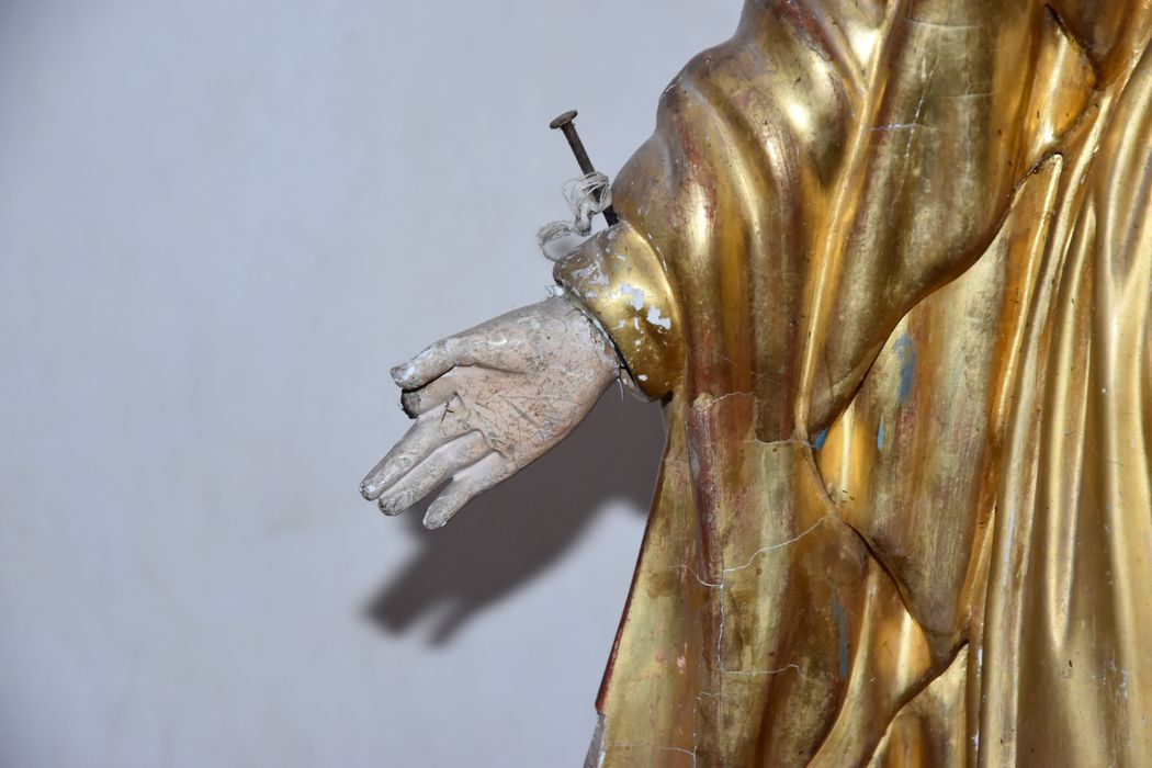 statue : Vierge de l’Immaculée Conception, détail