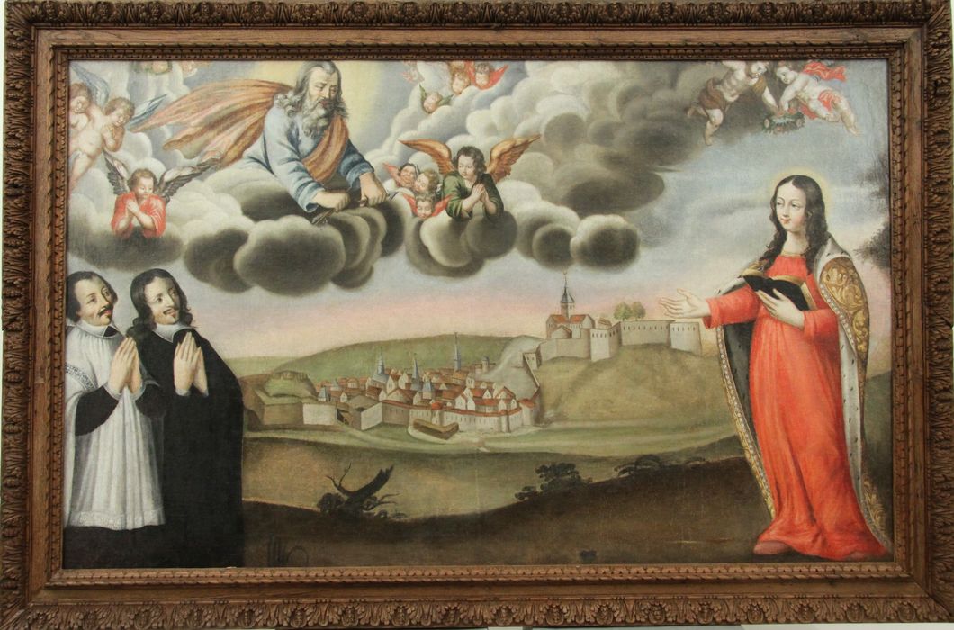 Tableau : Sainte Menehould, Louis XIII et Richelieu